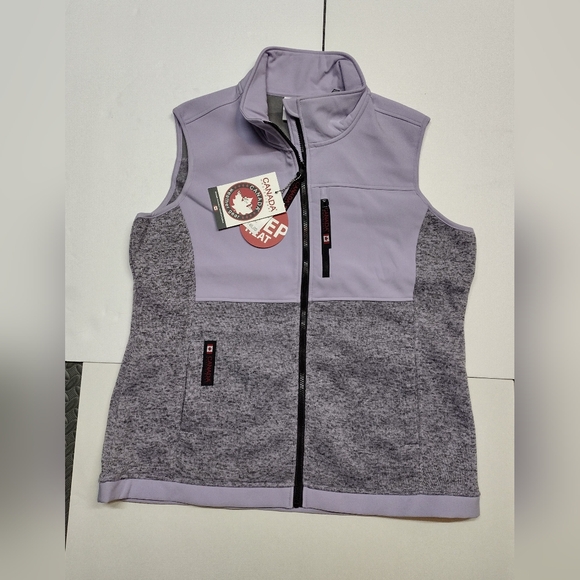 Canadian fleece vest Women size L NEW $155! 🔥 - Picture 6 of 10